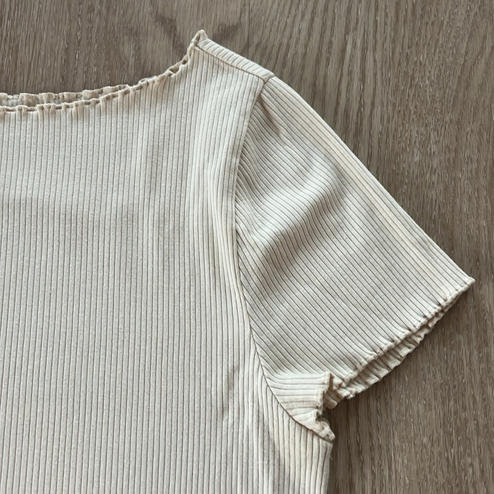 Ann Taylor | Cream Top | Size: Large - Picture 4 of 7